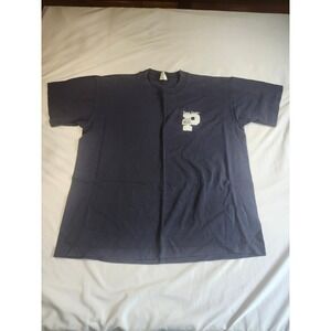 Vintage College Ware USA Penn State Nittany Lions T-Shirt Navy Blue Large L